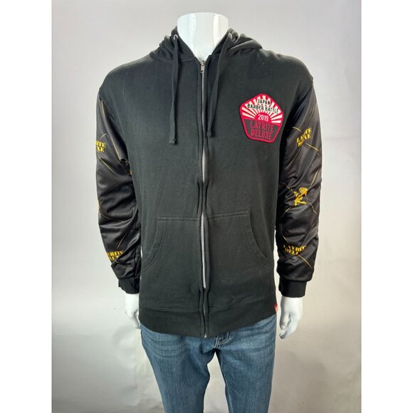 Layrite Deluxe Traditional Barber Battle Hoodie 2019 Tokyo Japan Black Cotton/Po - Picture 13 of 16